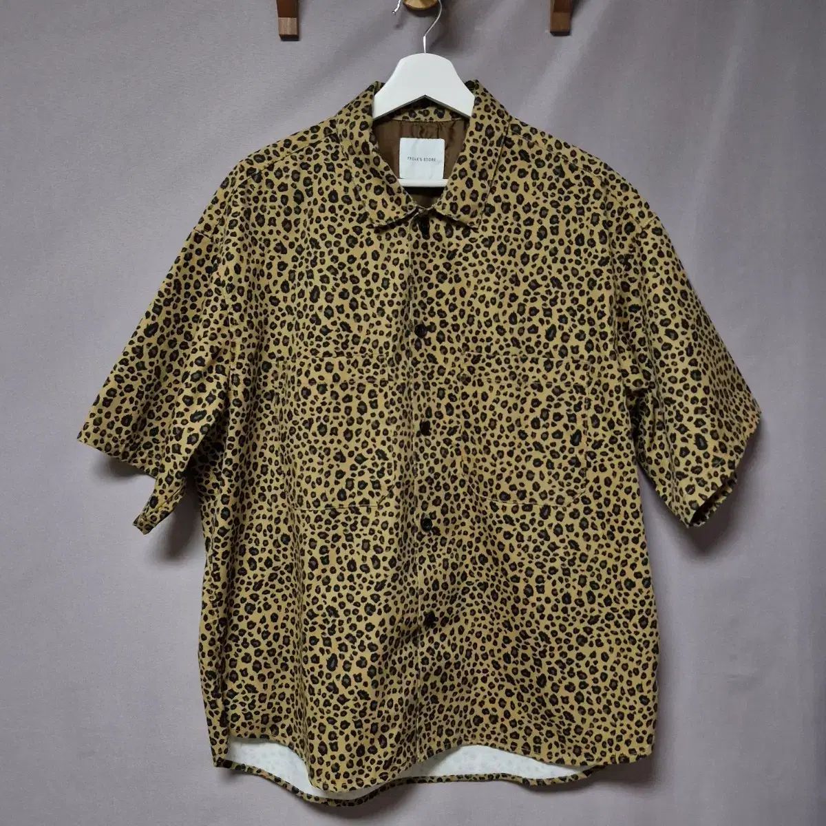 メンズ プリック STORE ヒョウ柄 シャツ