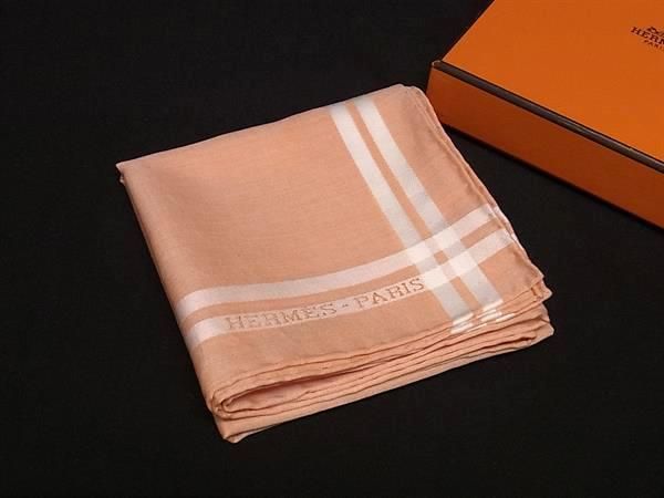 □新品同様□ HERMES エルメス ハンカチーフ ポケットチーフ