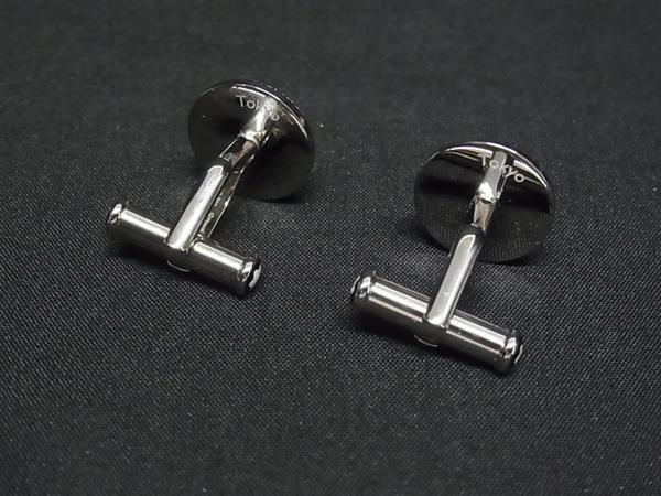 ■新品■未使用■ MONT BLANC モンブラン SS カフスボタン カフリンクス アクセサリー ビジネス 紳士 メンズ シルバー系 BT5058 □新品□未使用□ MONT BLANC モンブラン SS カフスボタン