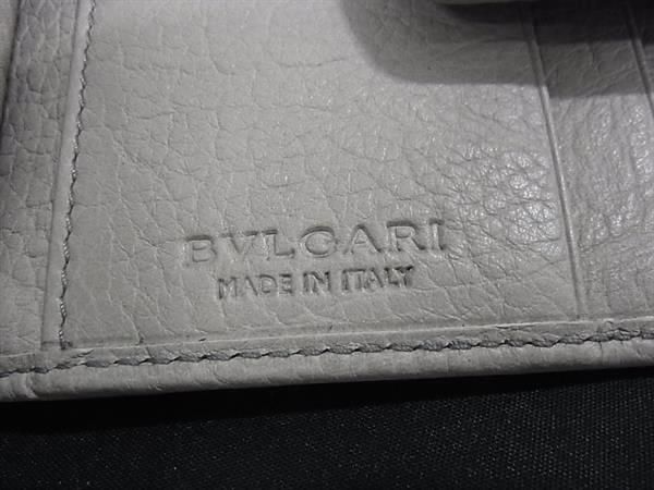 □新品同様□ BVLGARI ブルガリ コレツィオーネ レザー 二つ折り 財布