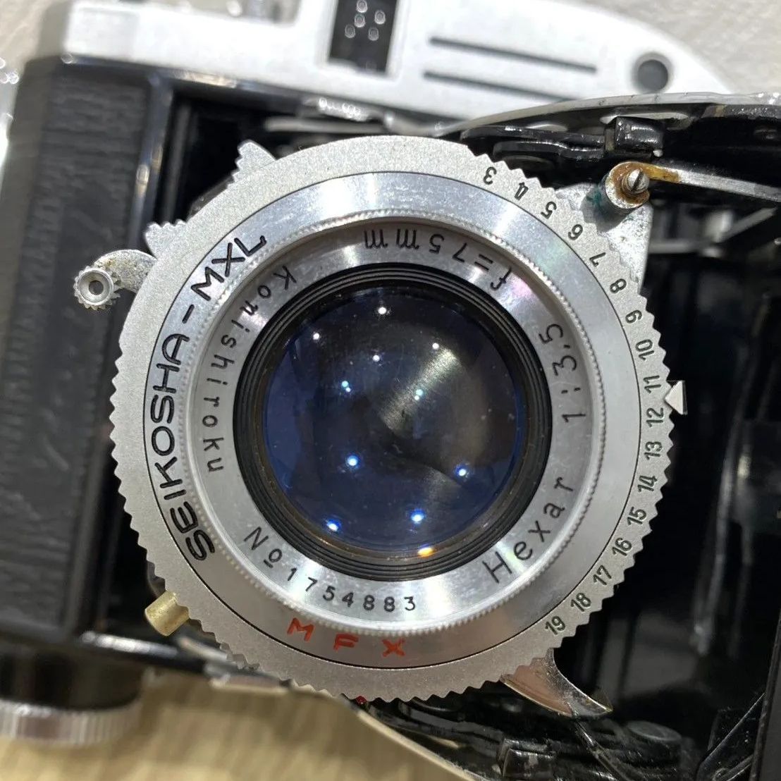 パール Pearl III 蛇腹カメラ 小西六 コニカ - メルカリ