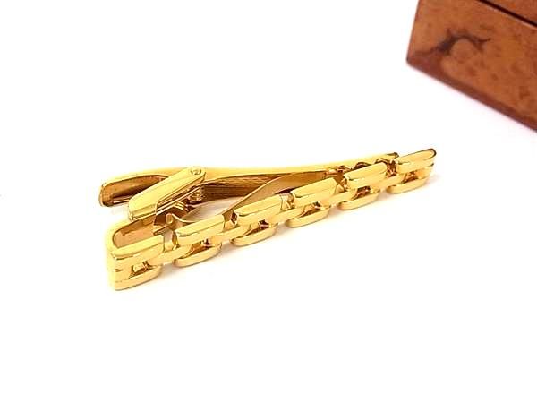 ■美品■ dunhill ダンヒル K18 750 18金 金無垢 総重量約11.27g ネクタイピン タイクリップ 紳士 メンズ ゴールド系 BU0204