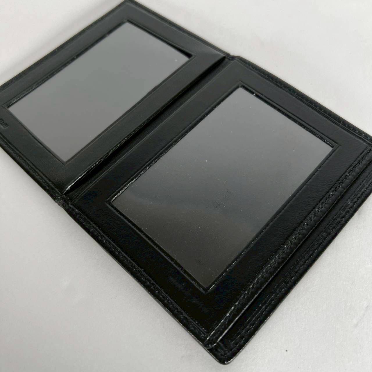 K-36 LOEWE ロエベ アナグラム カードケース パスケース ブラック レザー 64-10-260522 4-3