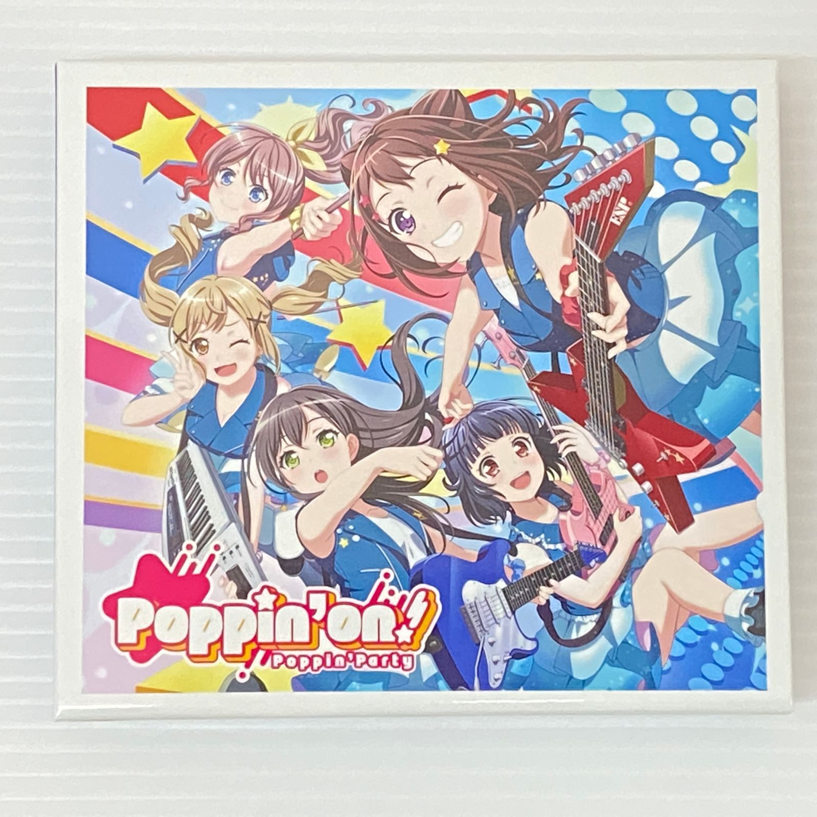 【中古】バンドリ！Poppin'Party CDコレクション □Poppin'party Poppin'on! BanG Dream! ポピパ [CD+Blu-ray] 中古品