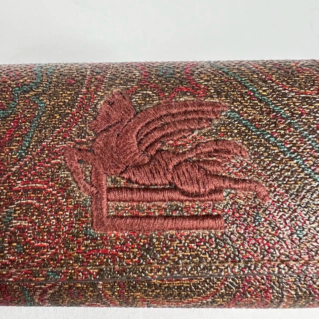 K-37 ETRO エトロ ペガソ 刺繍 キーケース 6連 ペイズリー柄 2260003268854 6-4