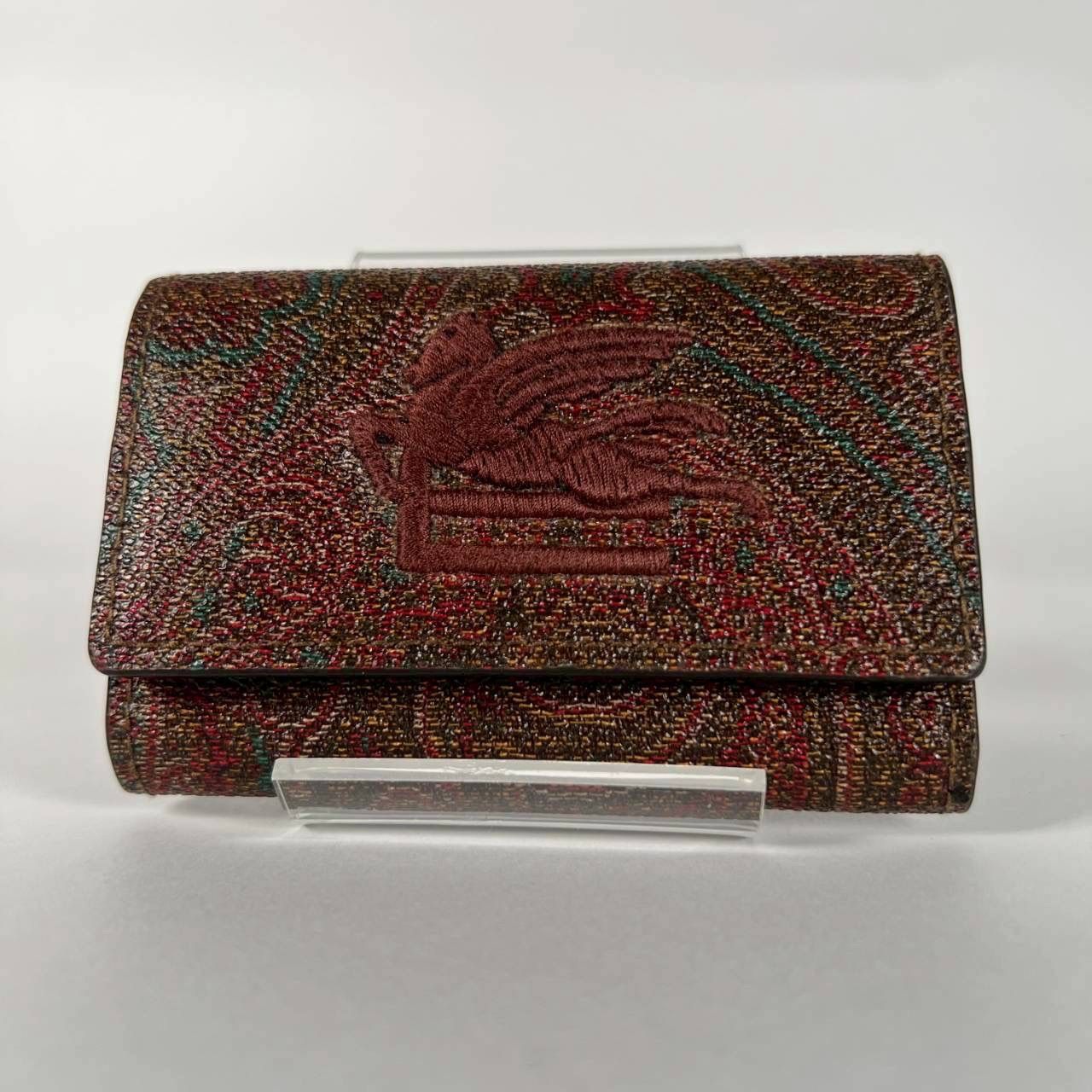 K-37 ETRO エトロ ペガソ 刺繍 キーケース 6連 ペイズリー柄 2260003268854 6-4