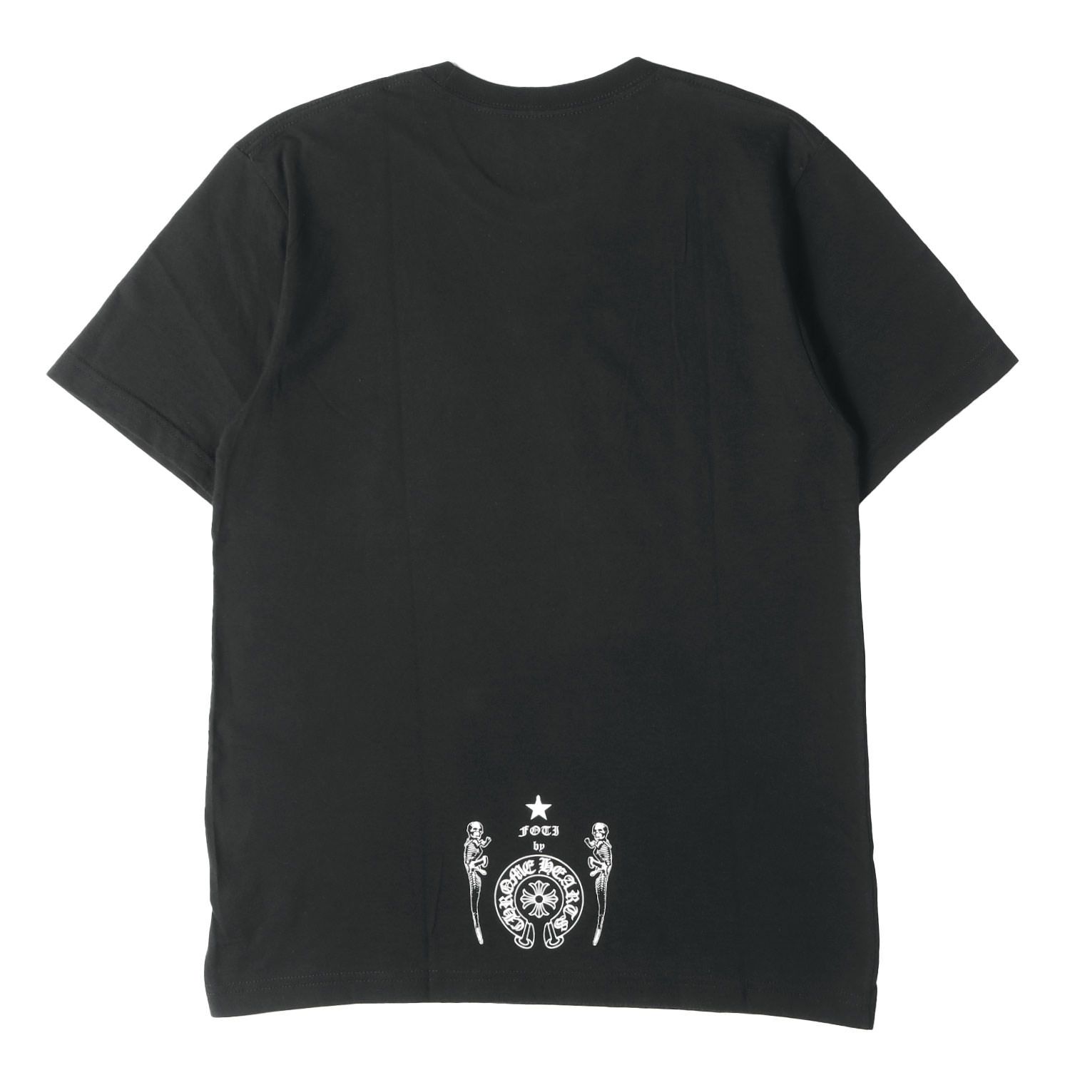 美品】CHROME HEARTS クロムハーツ Tシャツ ブラック 黒 サイズ:M