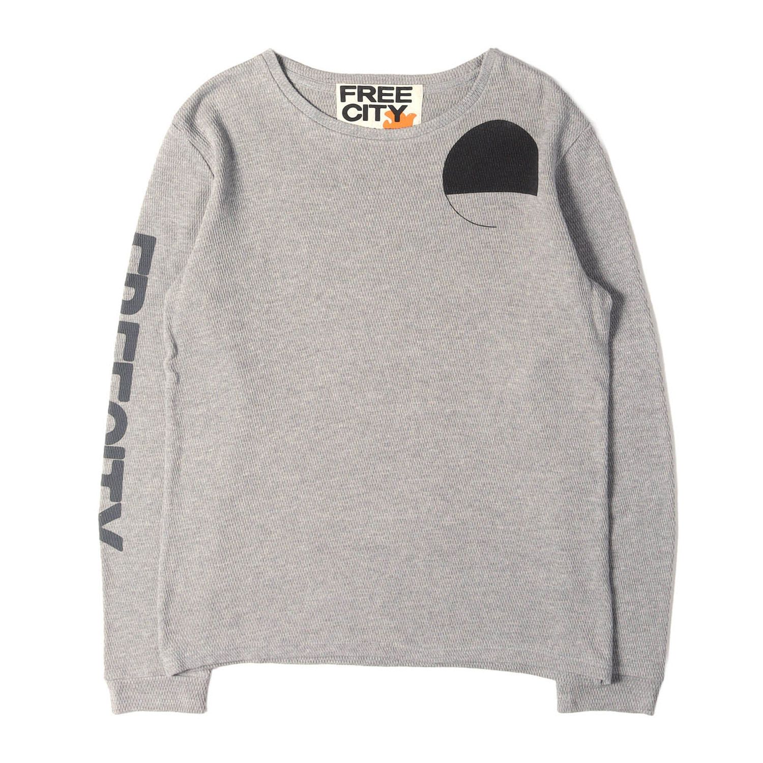 FREE CITY フリーシティ Tシャツ ヘザーグレー サイズ:1 | 23AW