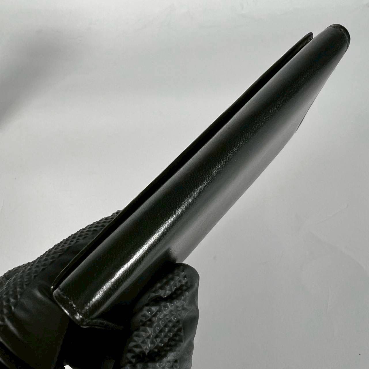 K-38 LOEWE ロエベ アナグラム キーケース 6連 ブラック レザー 保存袋 64-10-260522 4-4