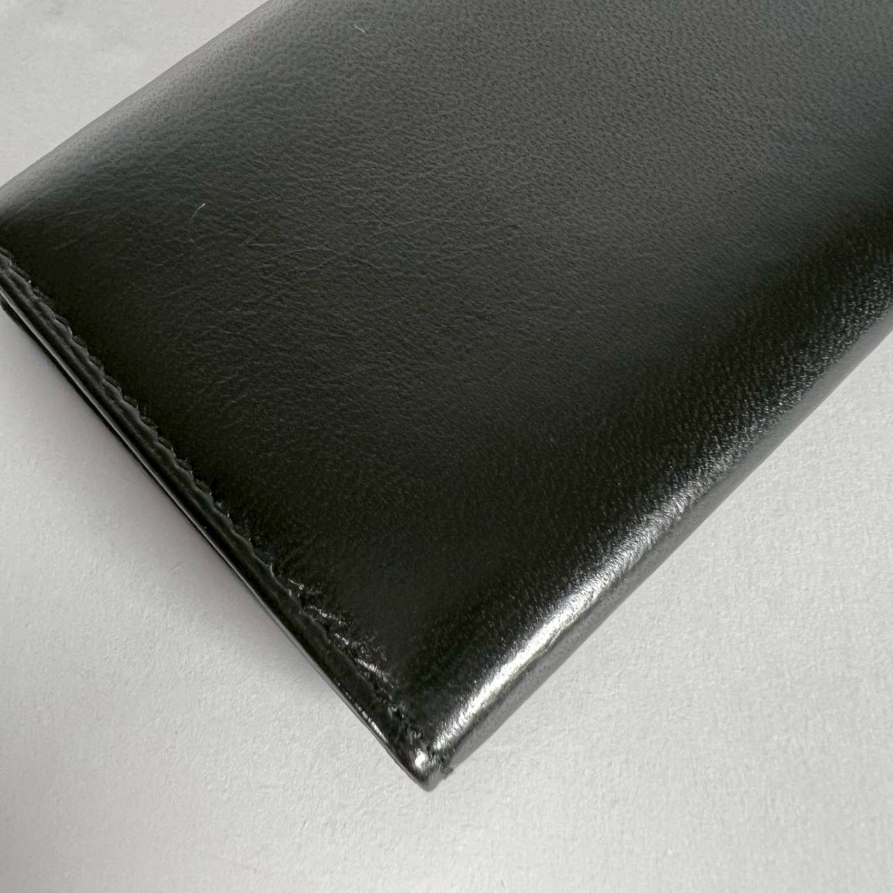 K-38 LOEWE ロエベ アナグラム キーケース 6連 ブラック レザー 保存袋 64-10-260522 4-4