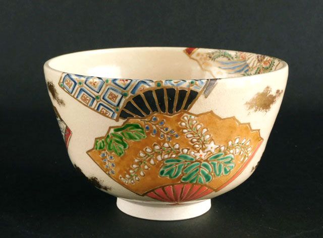 や*ん様 金色鳳凰の茶碗　宮川香雲　竜谷焼 宮川 光雲 色絵金彩 扇面に菖蒲牡丹桐花鳳凰 茶碗 - メルカリ
