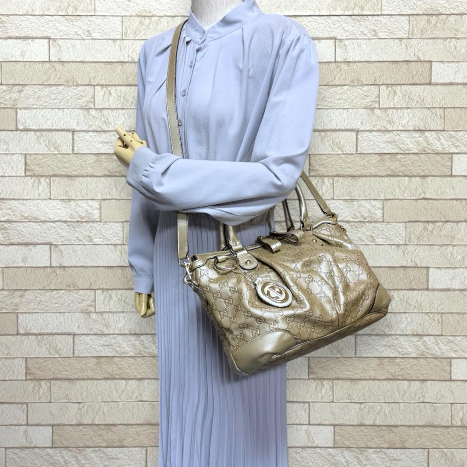グッチ スーキー グッチシマ ショルダーバッグ シマレザー 247902 