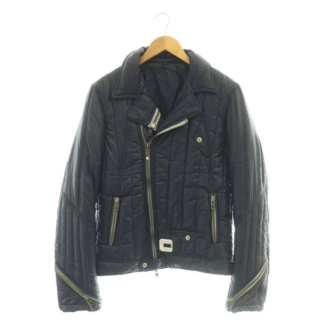 ディーゼル DIESEL 中綿ジャケット ライダース ネイビー /CX □GY35 