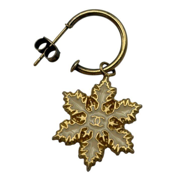 CHANEL シャネル スノーフレーク ピアス アクセサリー ジュエリー