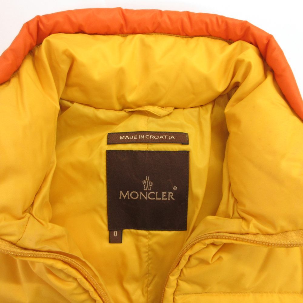 モンクレール MONCLER 茶タグ ダウンコート ジャケット ロゴ ワッペン