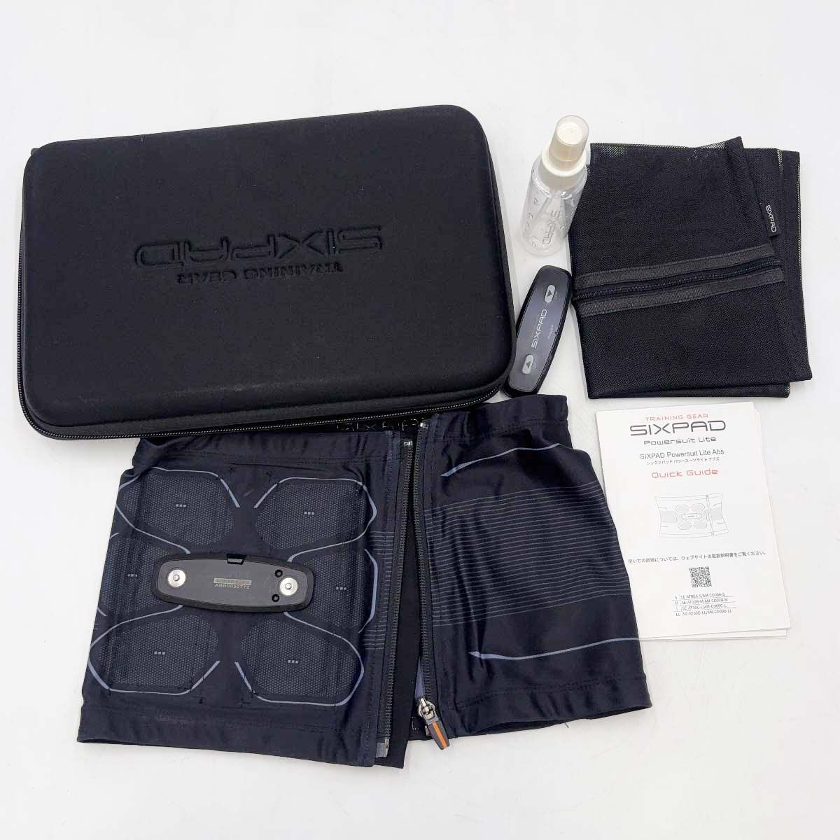 SIXPADシックスパッド パワースーツライト コアベルト メンズMリモコン付属 SIXPAD Powersuit Lite コアベルト M SIXPADパワースーツコアベルト