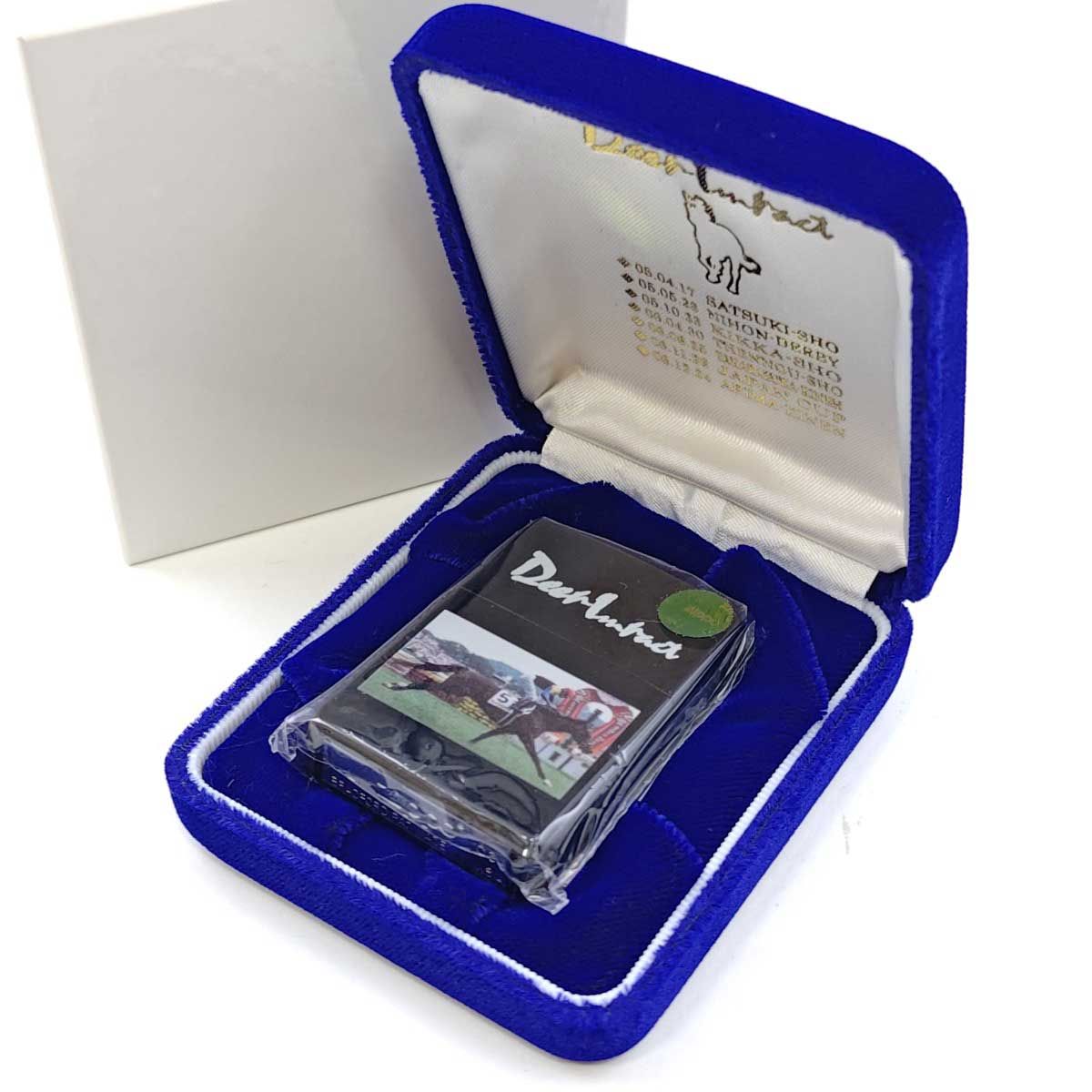 未使用】ディープインパクト zippo ライター 競馬 ジッポー