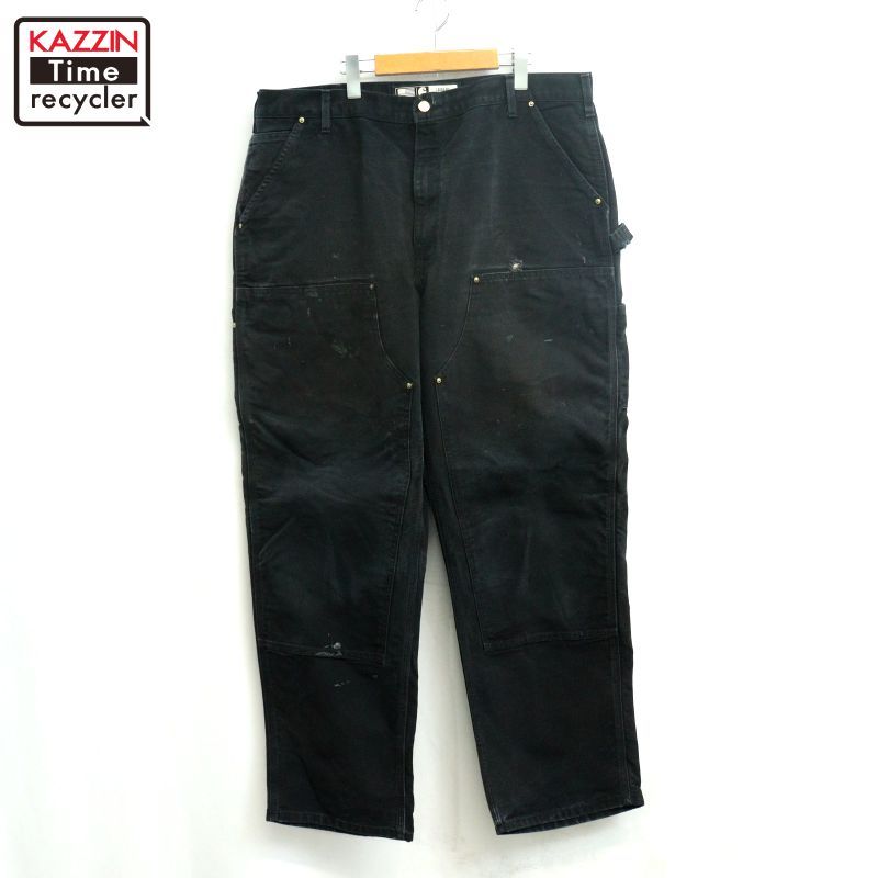 00s USA製 Carhartt ダブルニー ダック ペインターパンツ メンズ XL~サイズ相当 ビッグサイズ オーバーサイズ