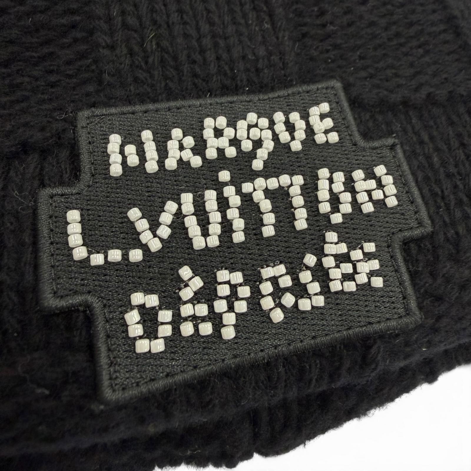 美品▽LOUIS VUITTON ルイヴィトン 2024年製 M7336A ウール100% ダミエ