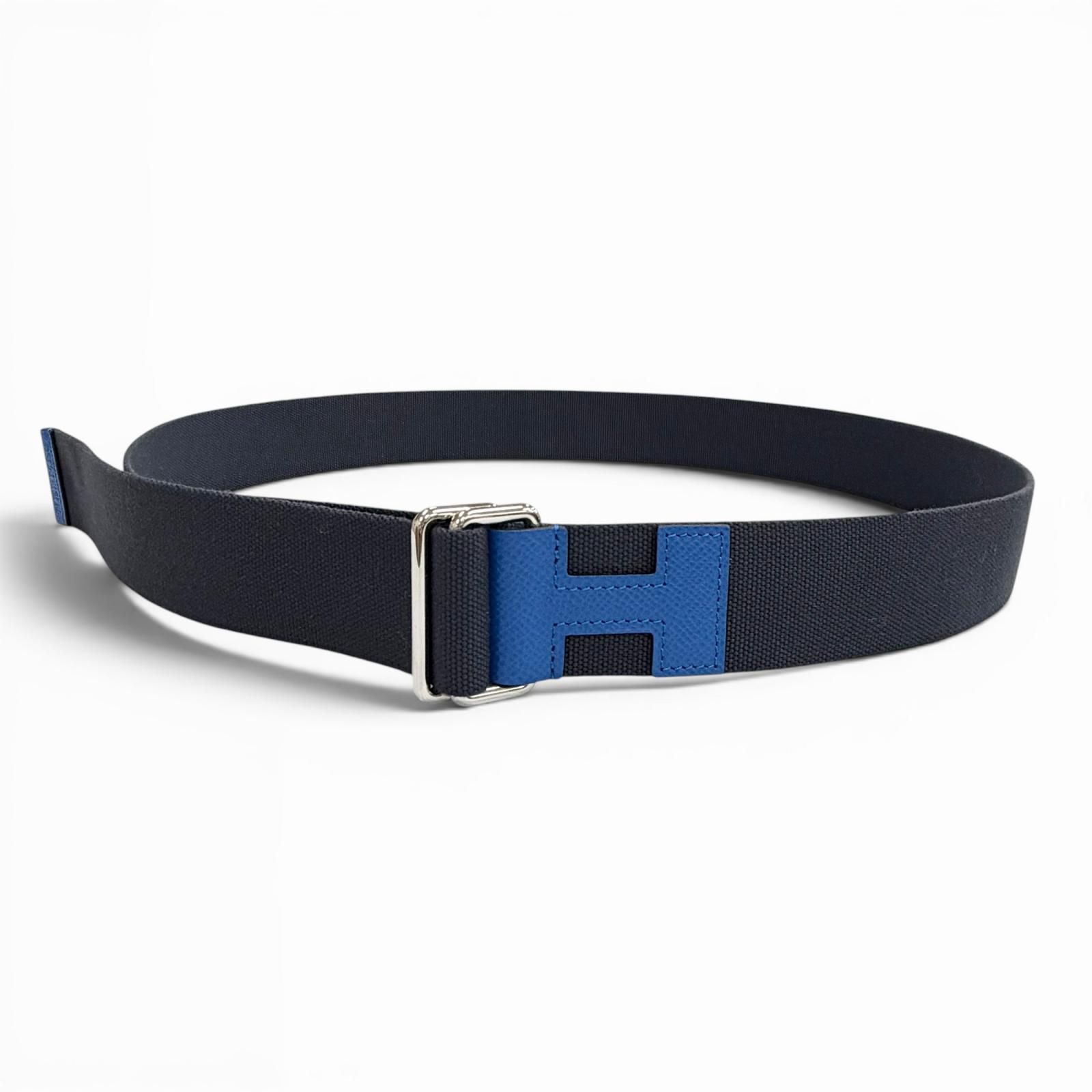 極美品▽HERMES エルメス ノマド キャンバス ヴォーエプソン レザー H