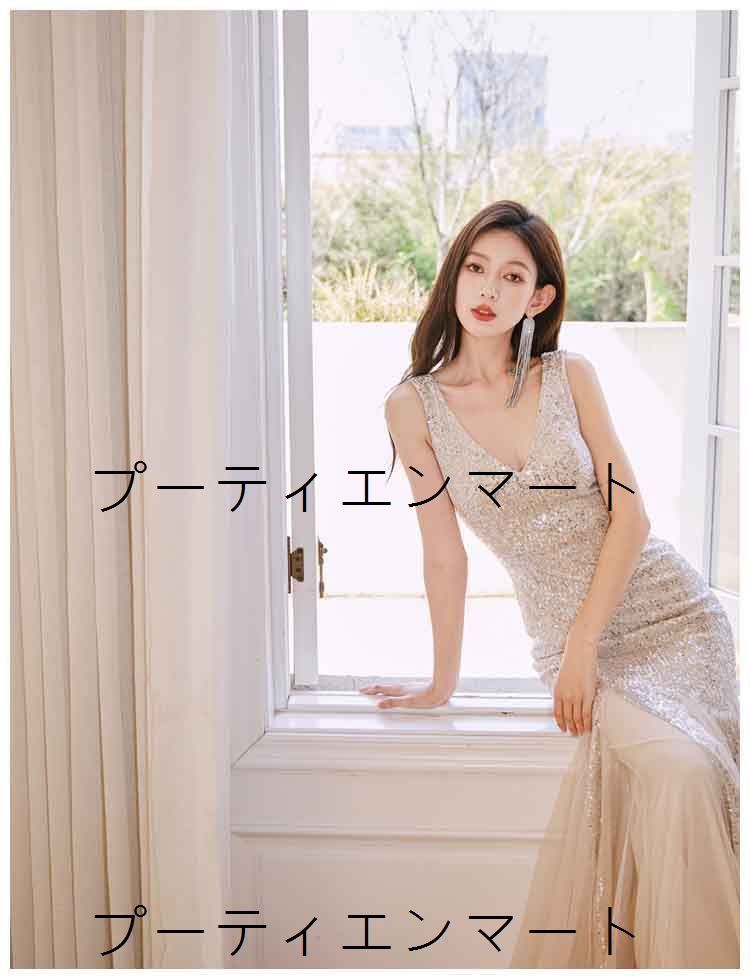 人気商品 ウエディングドレス 二次会 前撮り 大きいサイズ 結婚式/二次会ドレス 海外挙式 イブニングドレス ライトドレス 花嫁ドレス ロングドレス 後撮り 結婚式 スレンダードレス ワンピース 宴会 司会者　シャンパン ゴールド ネイビー ブラック