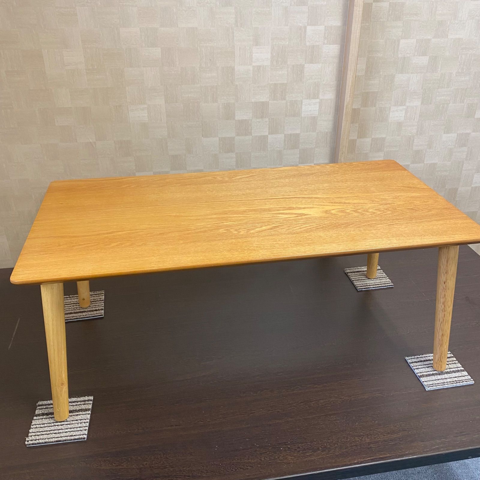 ◇中古◇格安◇不二貿易◇ローテーブル◇ナチュラル◇机◇座卓◇天然木