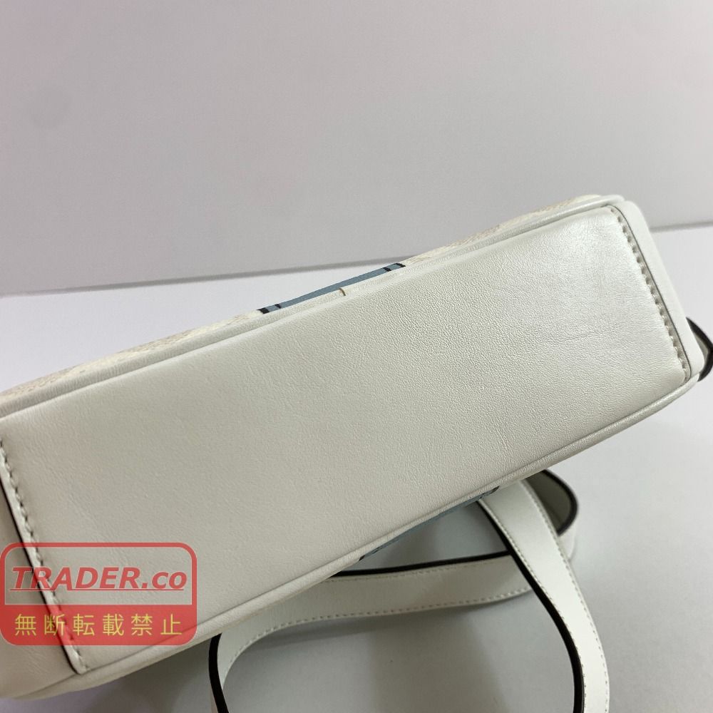 からんば羽ナポレオン ショップ別注シルバーコーチドック 04w7124▽※【中古】COACH コーチ ショルダーバッグ ハドソン クロス