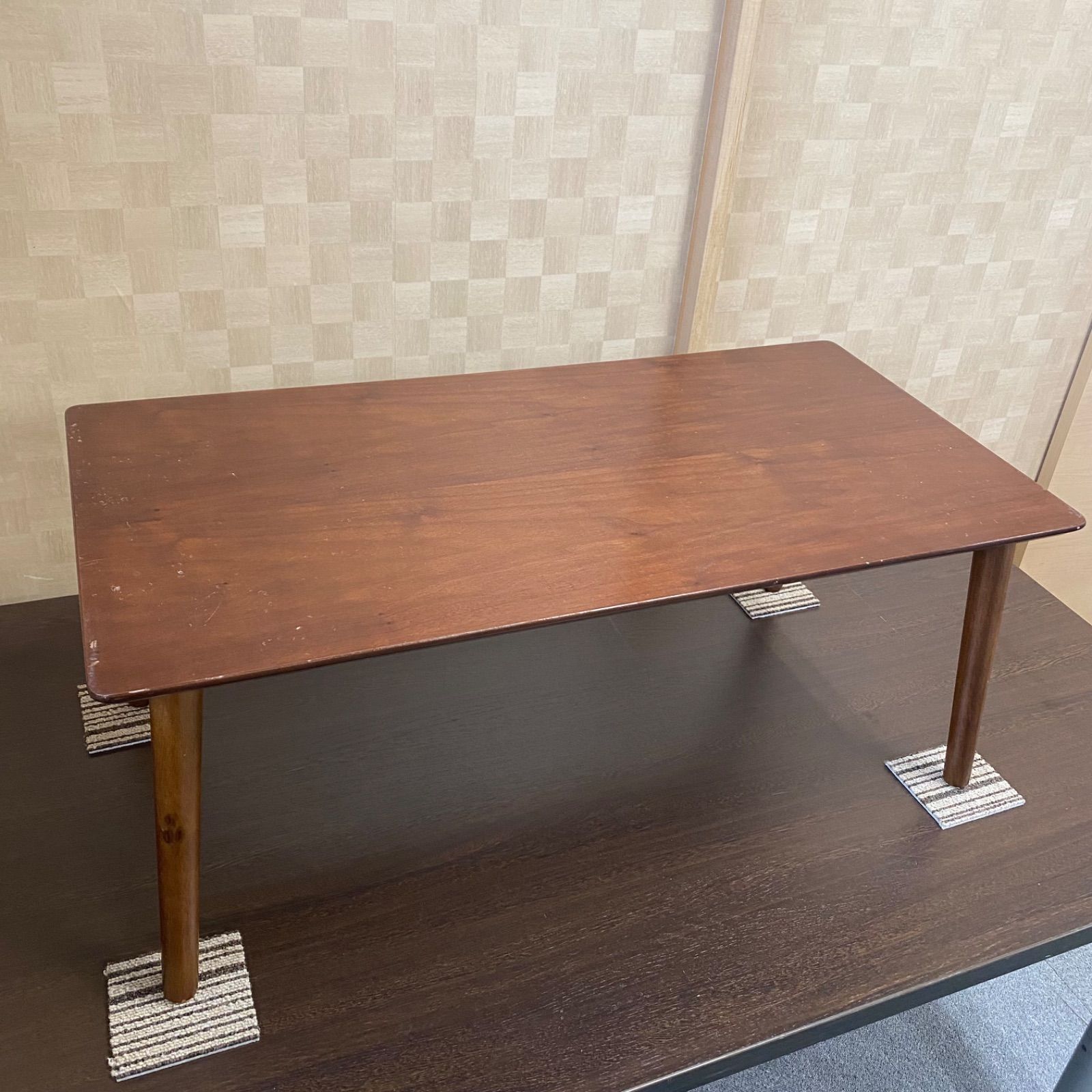 ◇中古◇格安◇不二貿易◇ローテーブル◇ブラウン◇机◇座卓◇天然木 