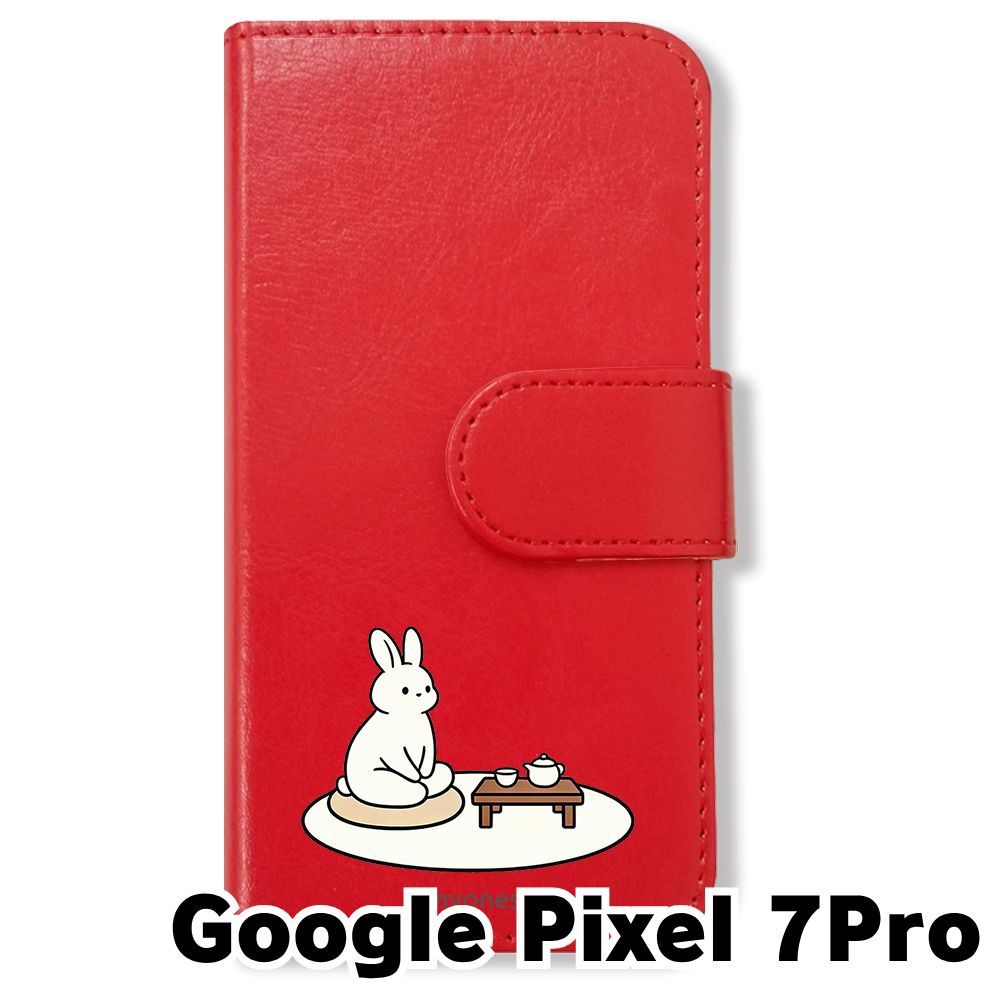 新品未使用】 GOOGLE PIXEL 7 PRO 手帳型スマホ ケース (色：レッド