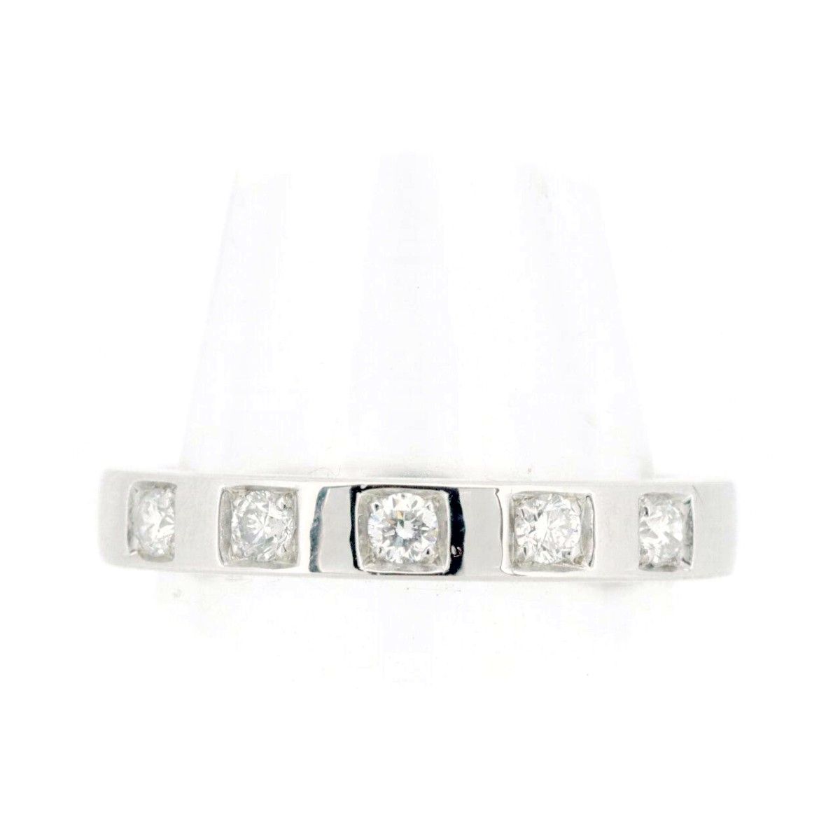 BVLGARI ブルガリ マリーミー ダイヤモンド リング 指輪 9号 5P Pt950 