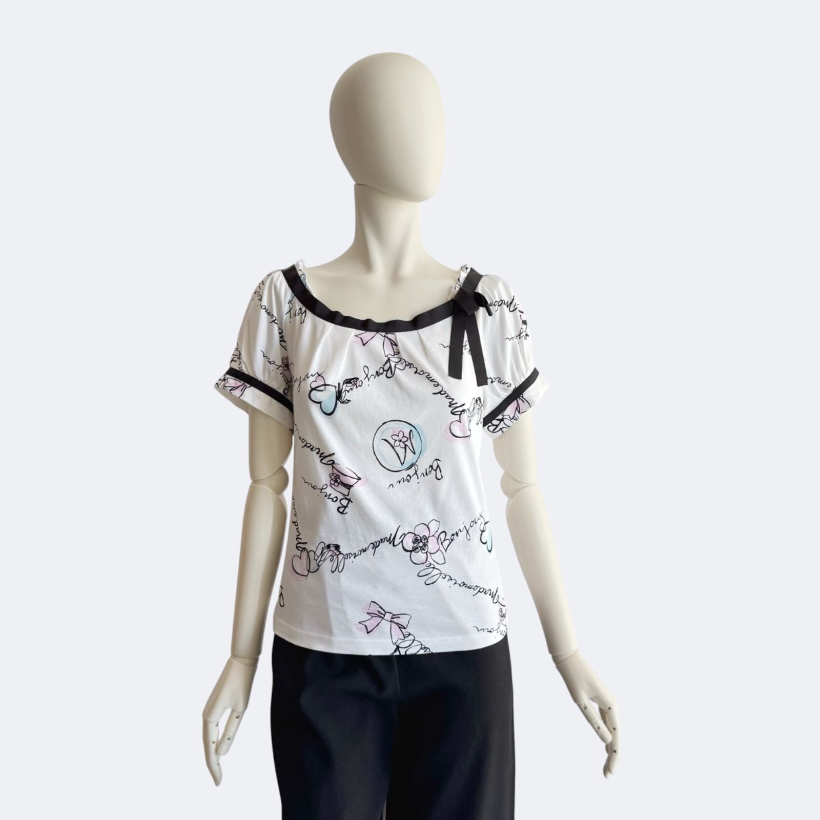 M'S GRACY エムズグレイシー Tシャツ 半袖 カットソー リボン - メルカリ
