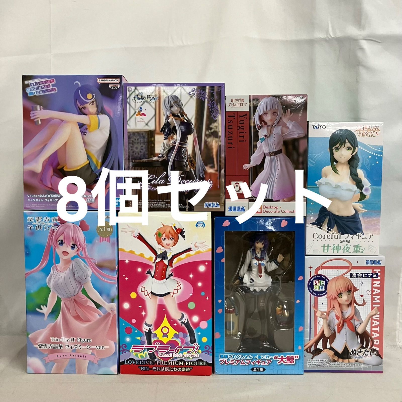 未開封 ぬきたし ちょこのせ 渡会ヒナミ 他 フィギュア 8個セット