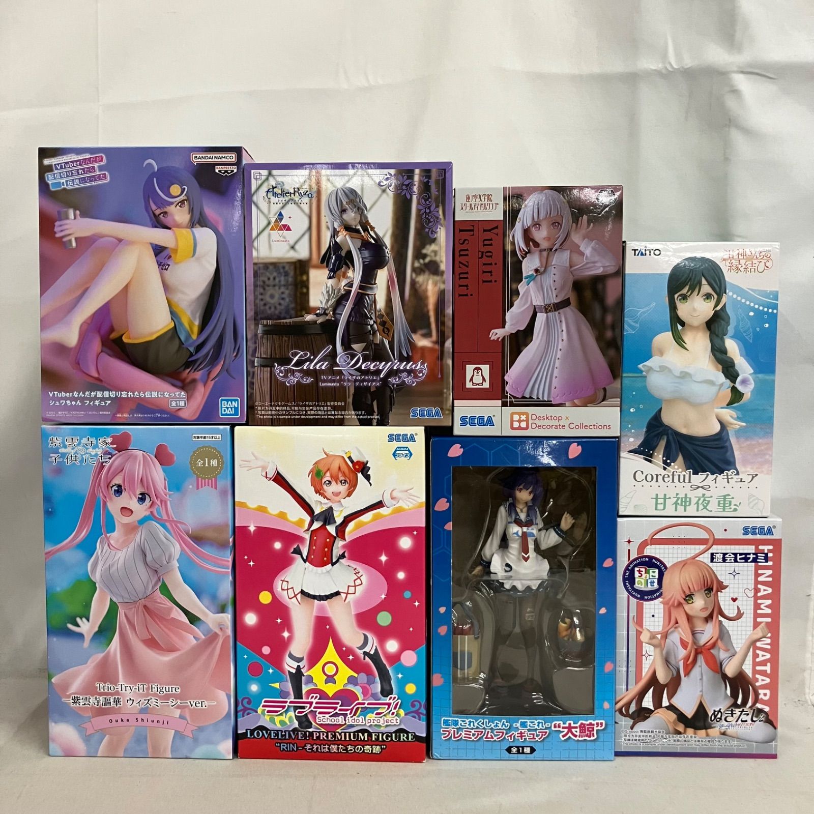 アニメ コレクションフィギュアセット 未開封 ぬきたし ちょこのせ 渡会ヒナミ 他 フィギュア 8個セット
