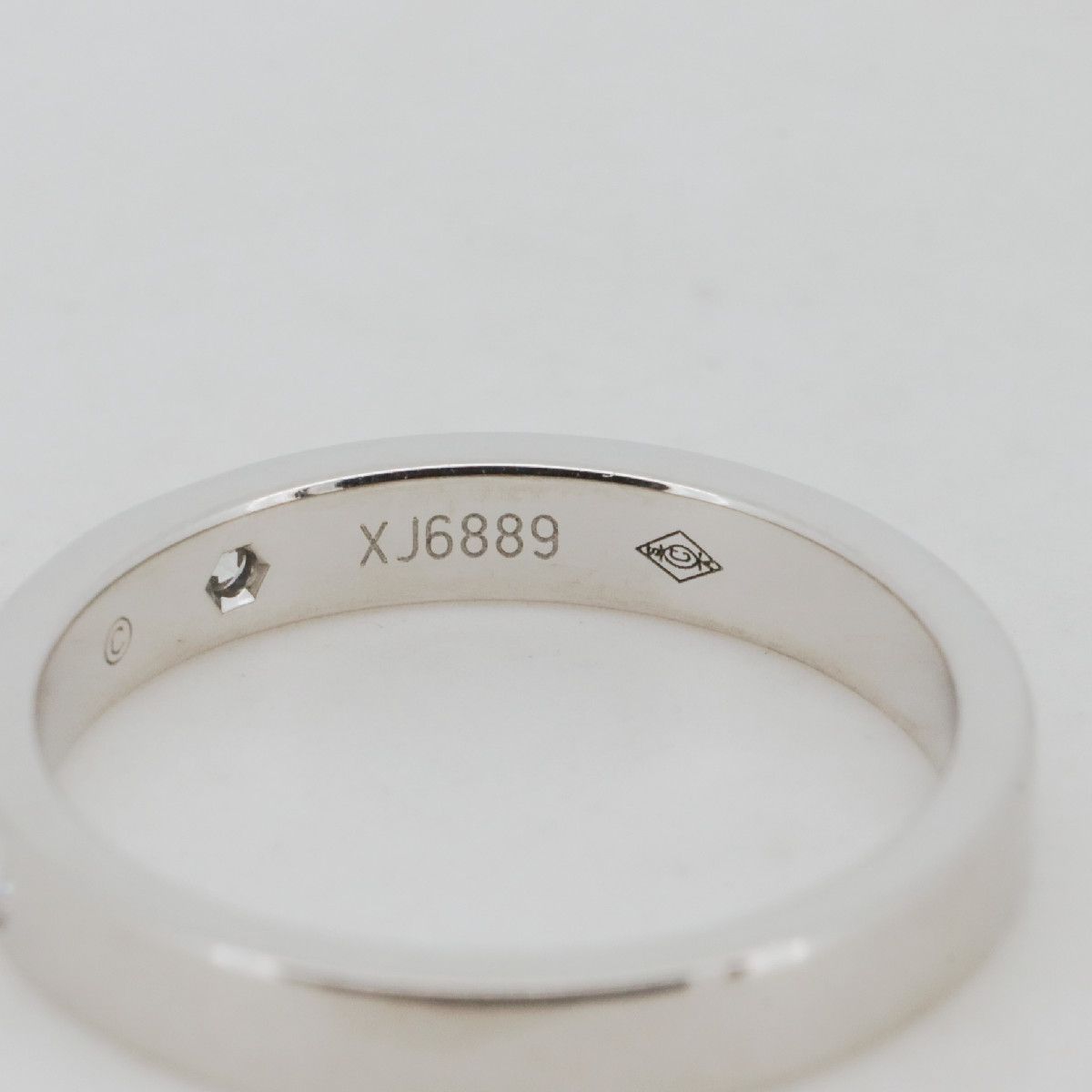 Cartier カルティエ エングレーブド ダイヤモンド リング 指輪 10号 