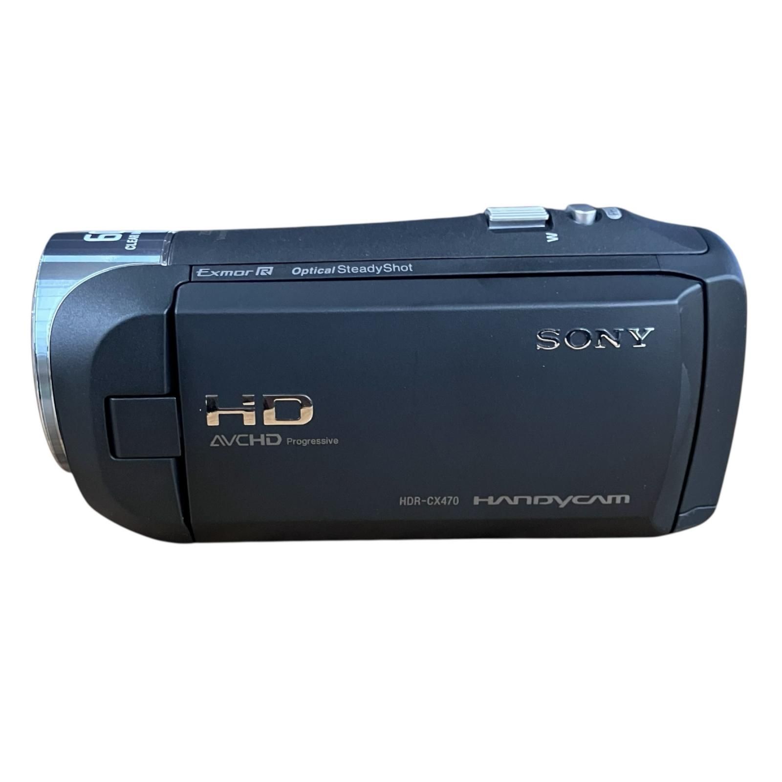 118121 動作確認済み SONY ソニー ビデオカメラ HDR-CX470 ブラック