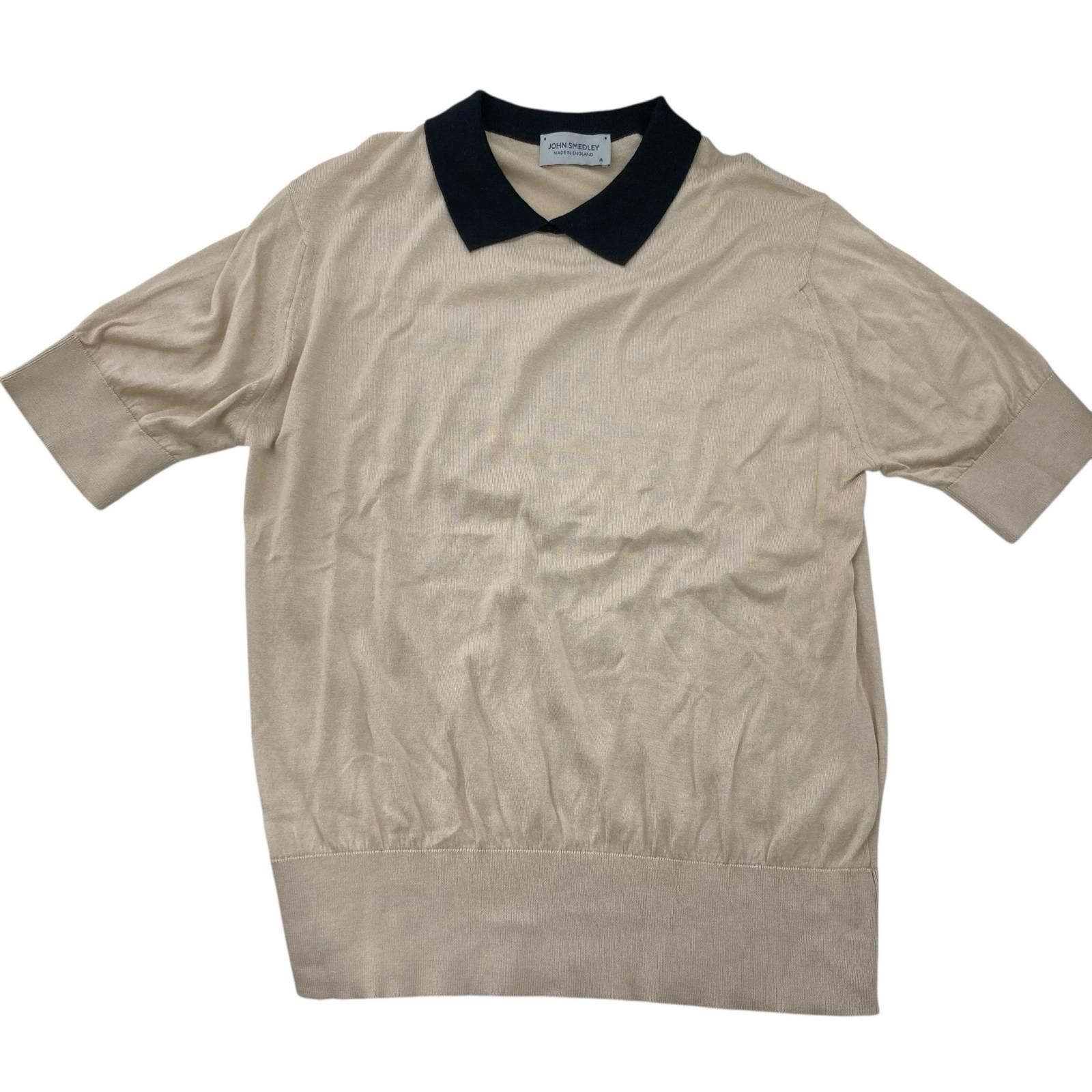 186004 現状品 JOHN SMEDLEY ジョンスメドレー バイカラー コットン