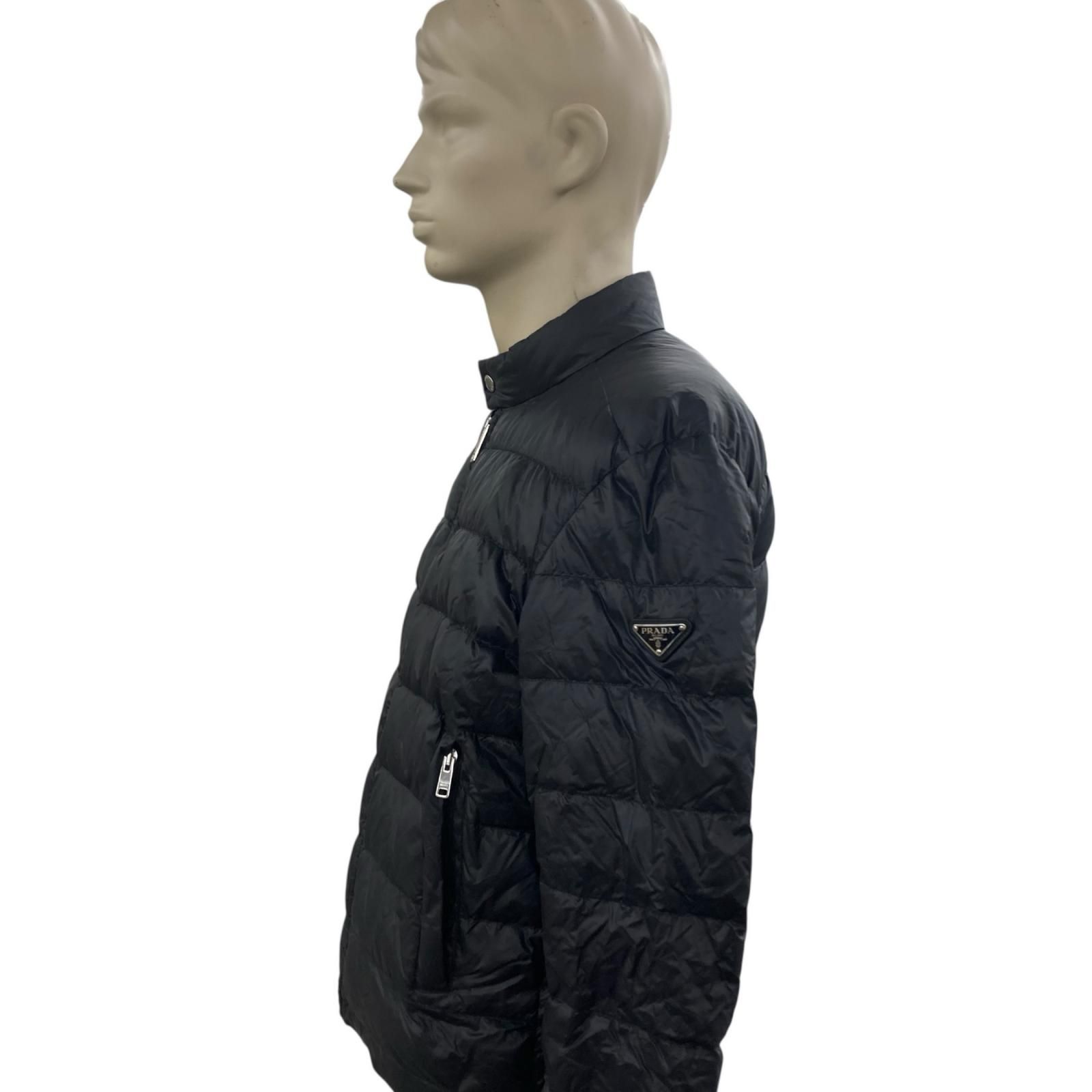 186005 現状品 PRADA プラダ ダウンジャケット SGA462 46 ブラック