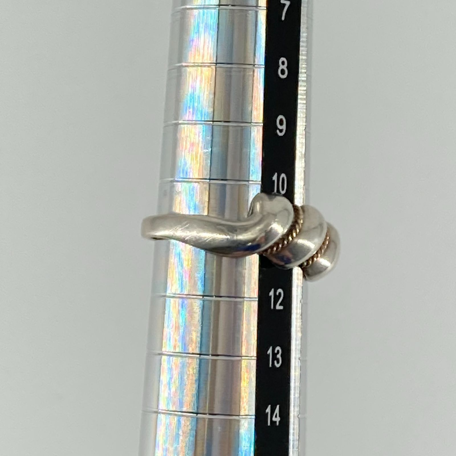 TIFFANY＆CO(ティファニー) ツイスト リング Ag925/14K 2.6g ゴールド 