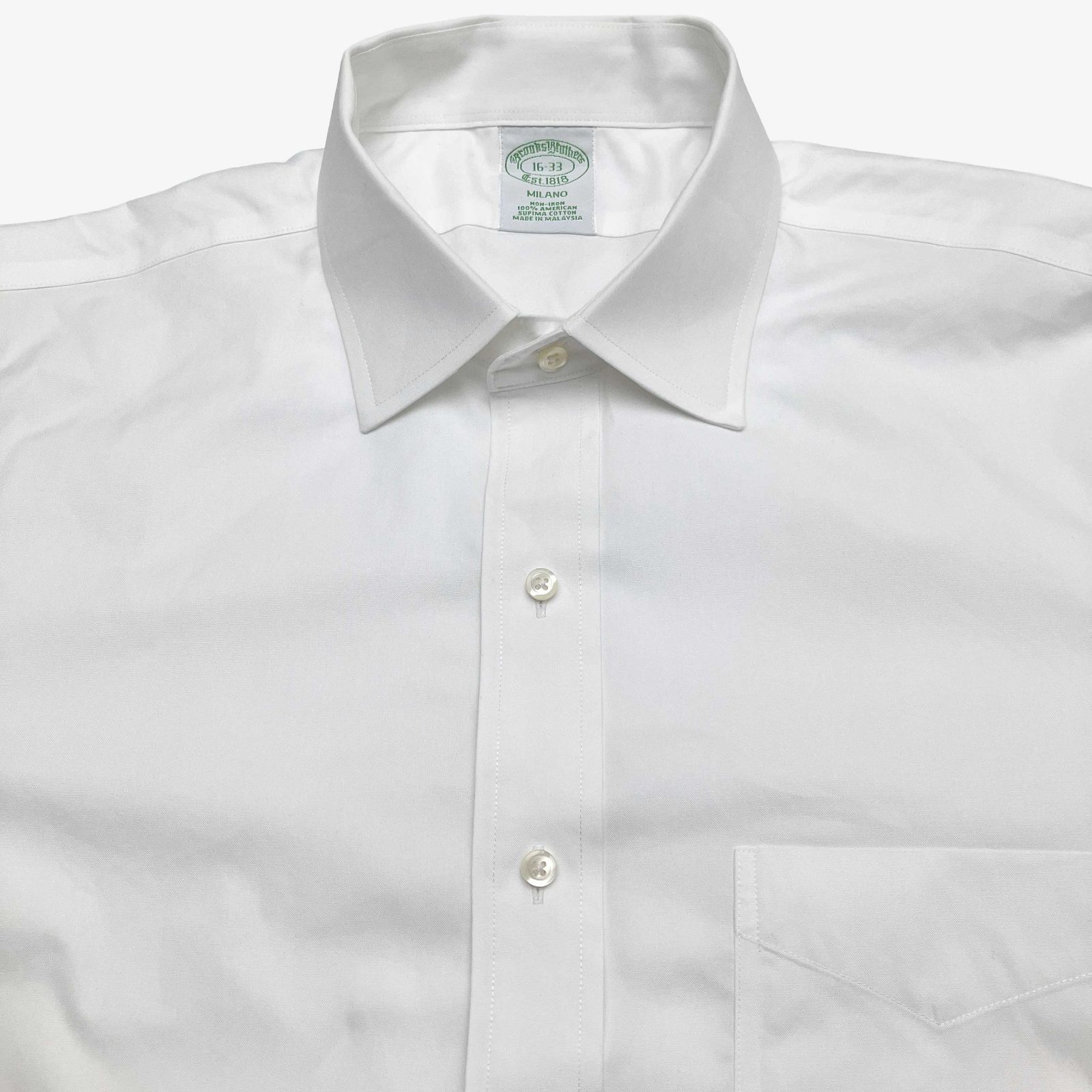 ブルックスブラザーズ Brooks Brothers【16-33】ワイドカラーシャツ