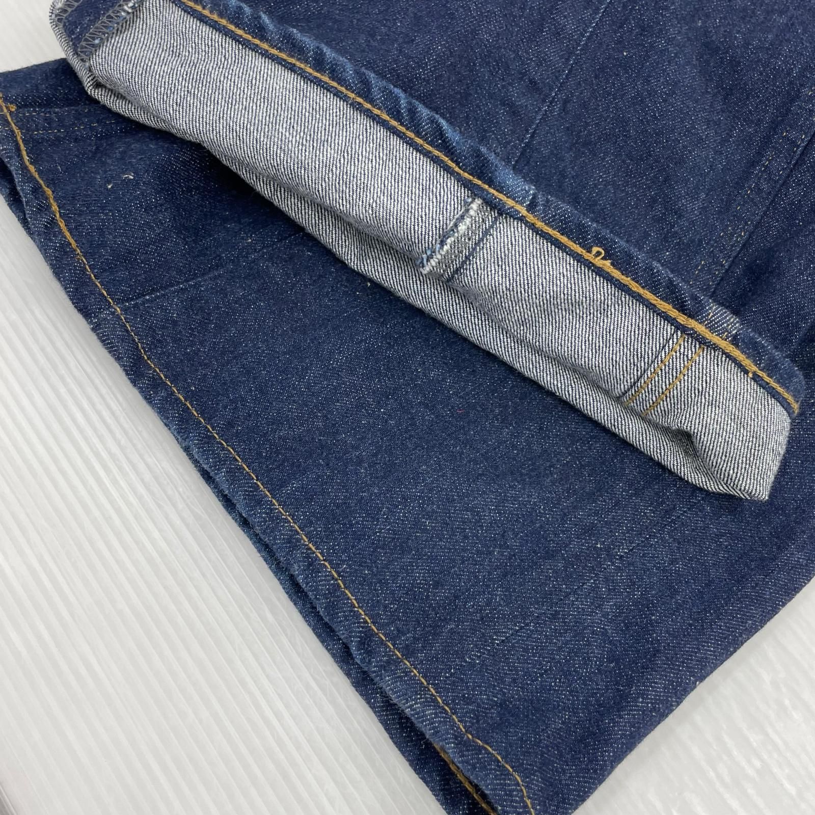 YOKE Denim 3pleated Wide-leg Trousers 3 ｲﾝﾃﾞｨｺﾞ - メルカリ