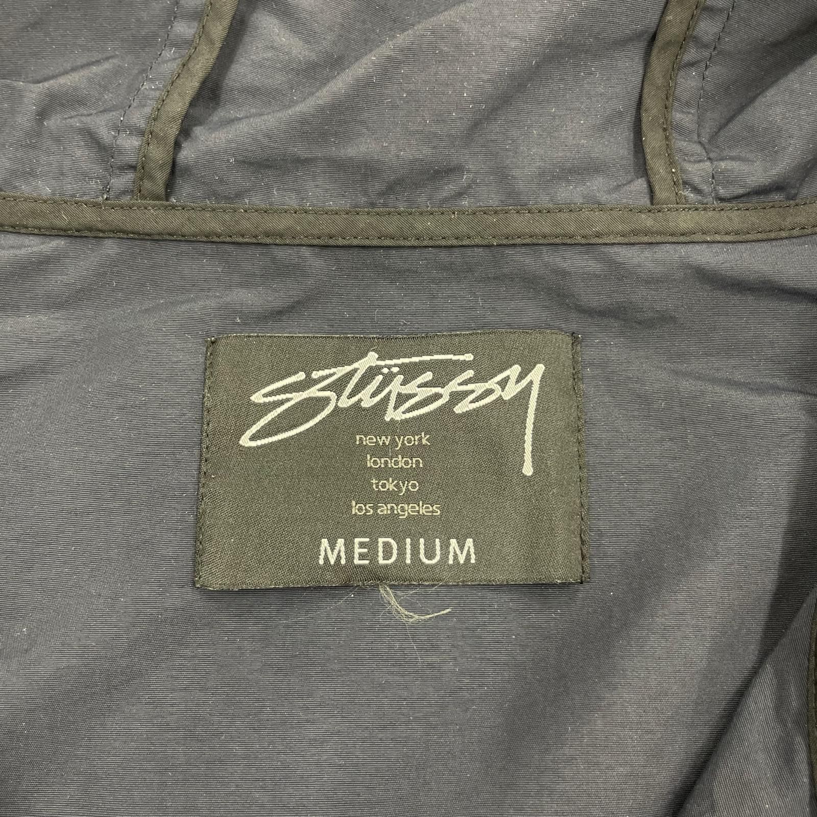 STUSSY ジャケット ナイロンジャケット M ネイビー - メルカリ