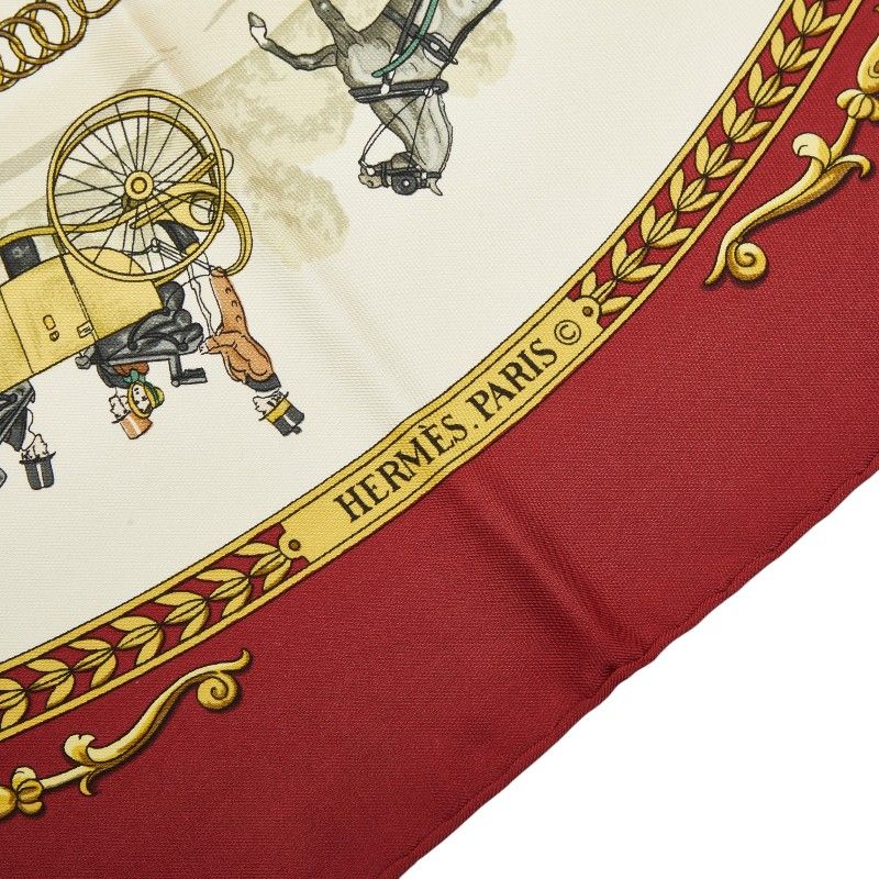 エルメス カレ90 LA PROMENADE DE LONGCHAMPS ロンシャンへの散歩