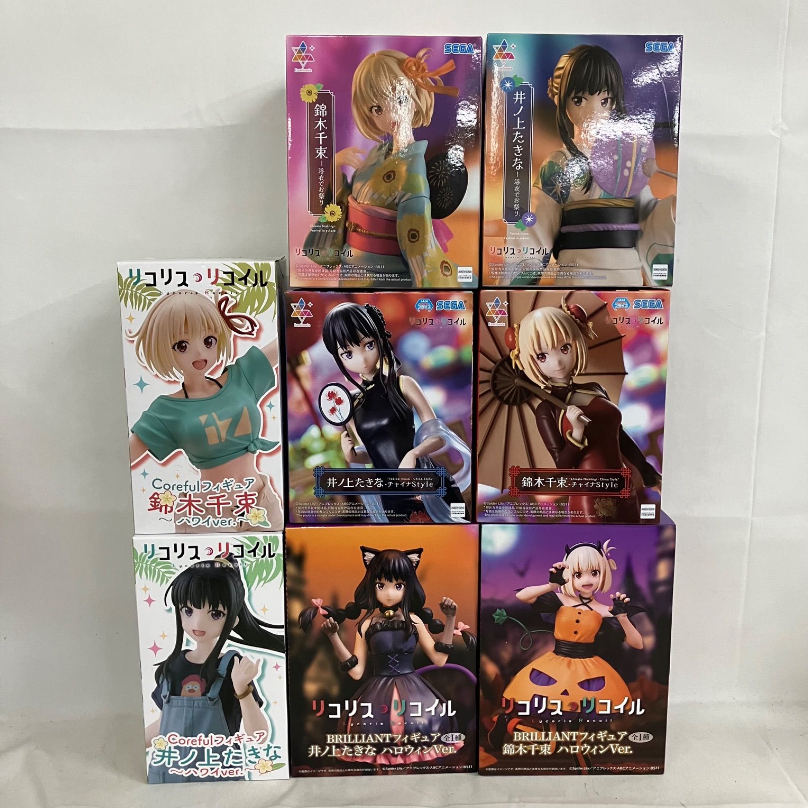 未開封 リコリス・リコイル Luminasta 他 井ノ上たきな 鈴木千束 浴衣