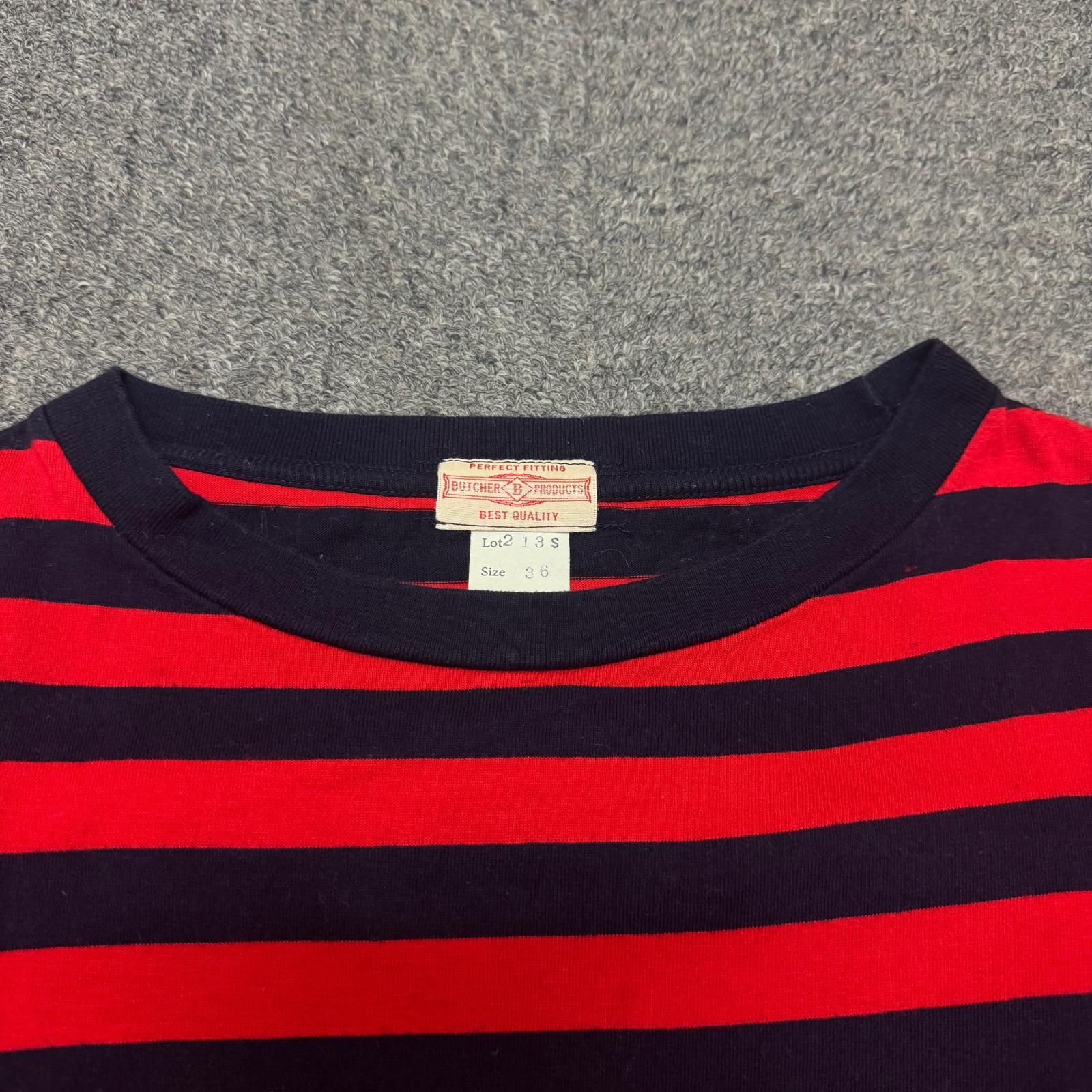 BUTCHER PRODUCTS ボーダーTシャツ 半袖カットソー ブッチャー