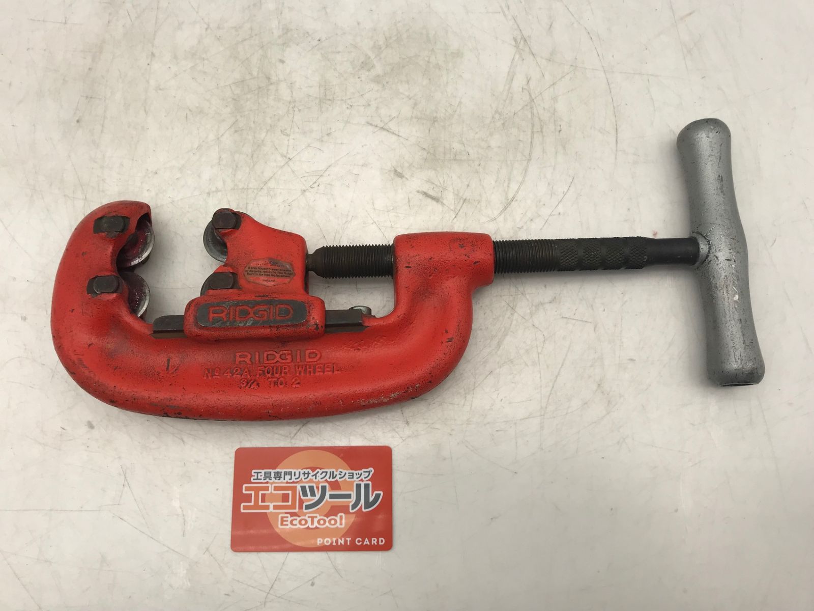 【中古品】RIDGID/リジット 32870 〇 強力型4枚刃パイプカッター42-A [IT_KLFYE][小牧][M04]