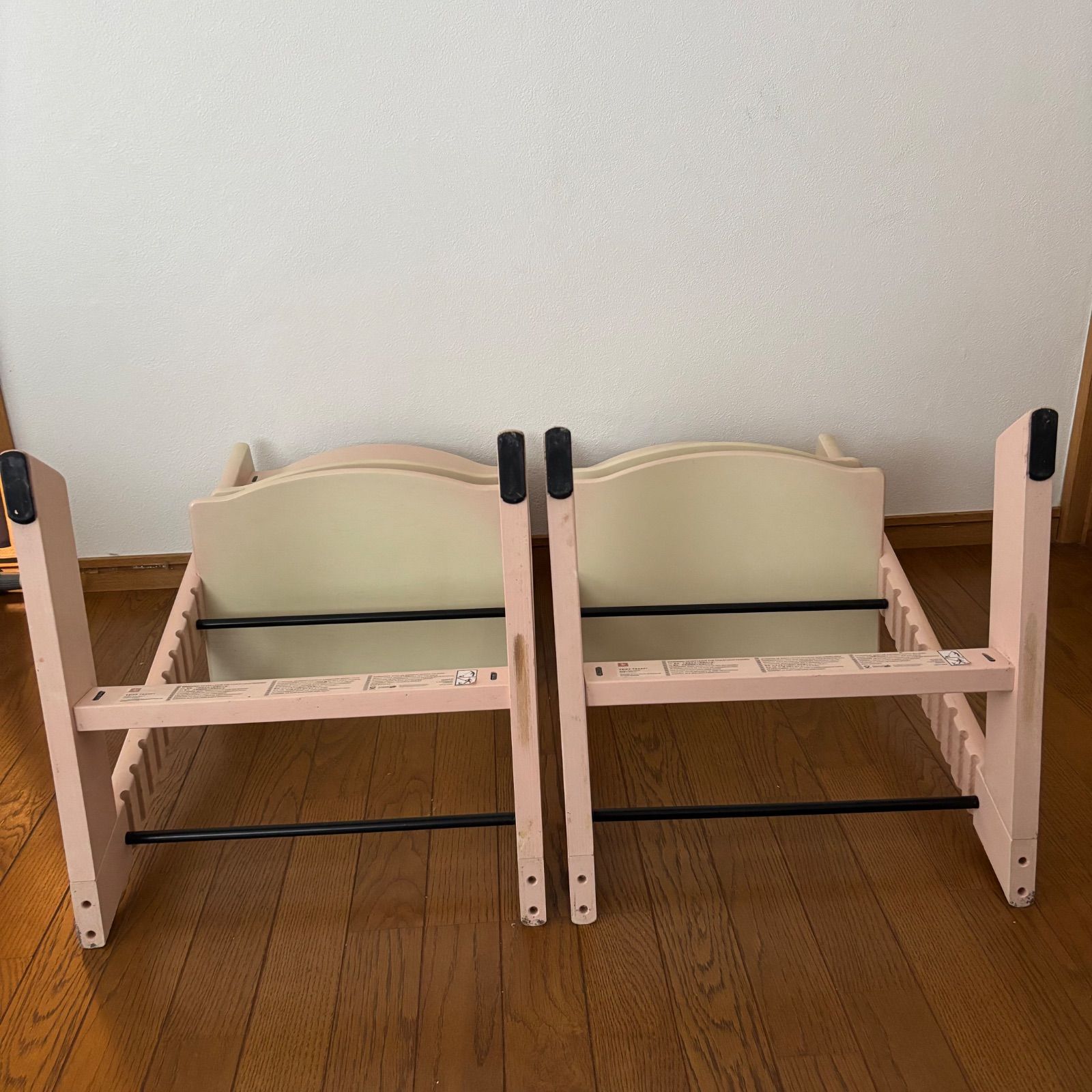 ストッケ トリップ トラップ ベビーチェア 2台セット ピンク 