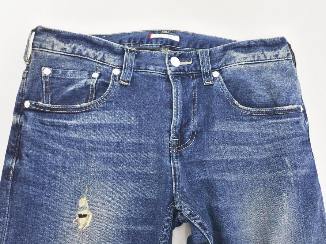 BAYFLOW ベイフロー ダメージ加工 デニムパンツ size30/インディゴ 