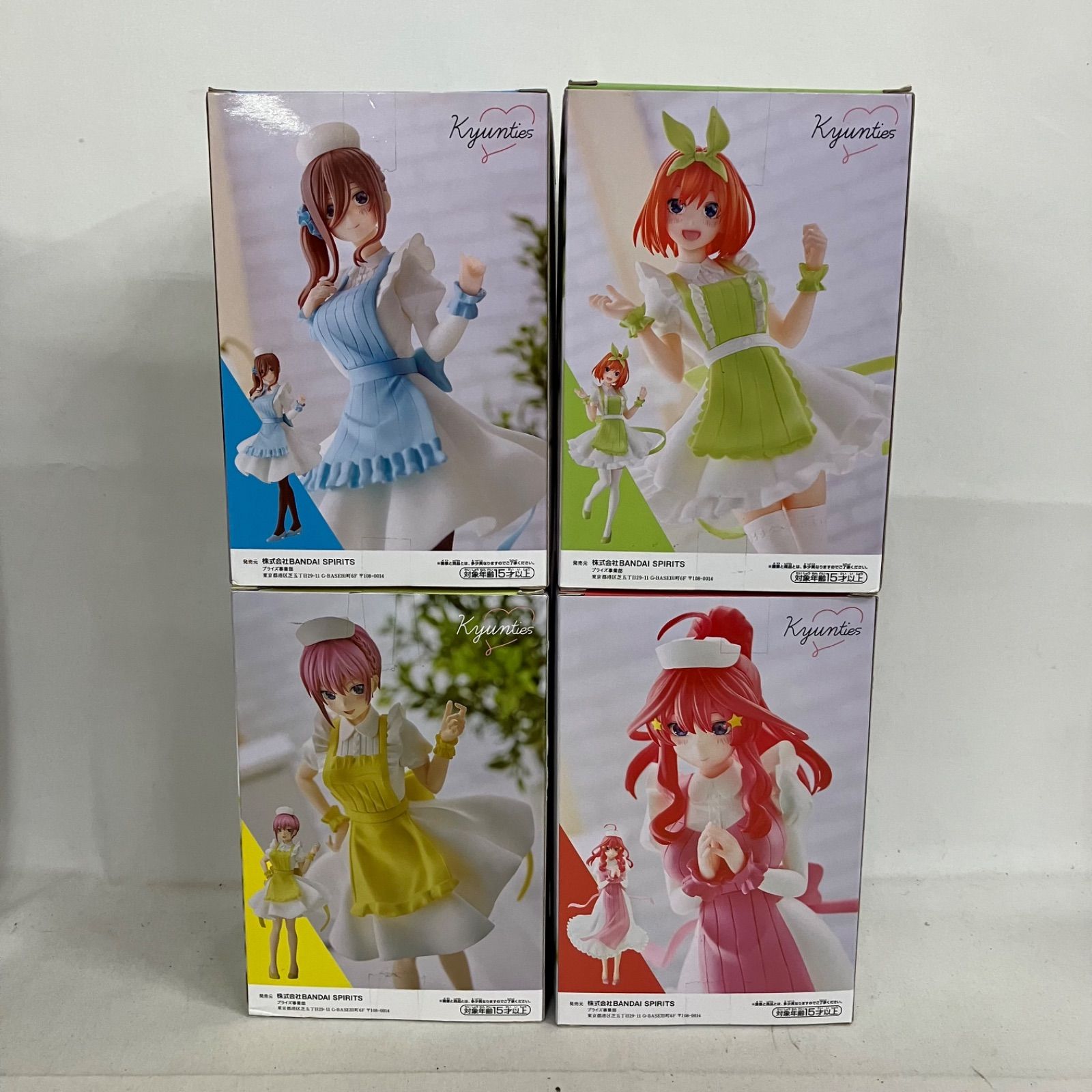 未開封 五等分の花嫁 Kyunties 中野一花 中野三玖 中野四葉 中野五月