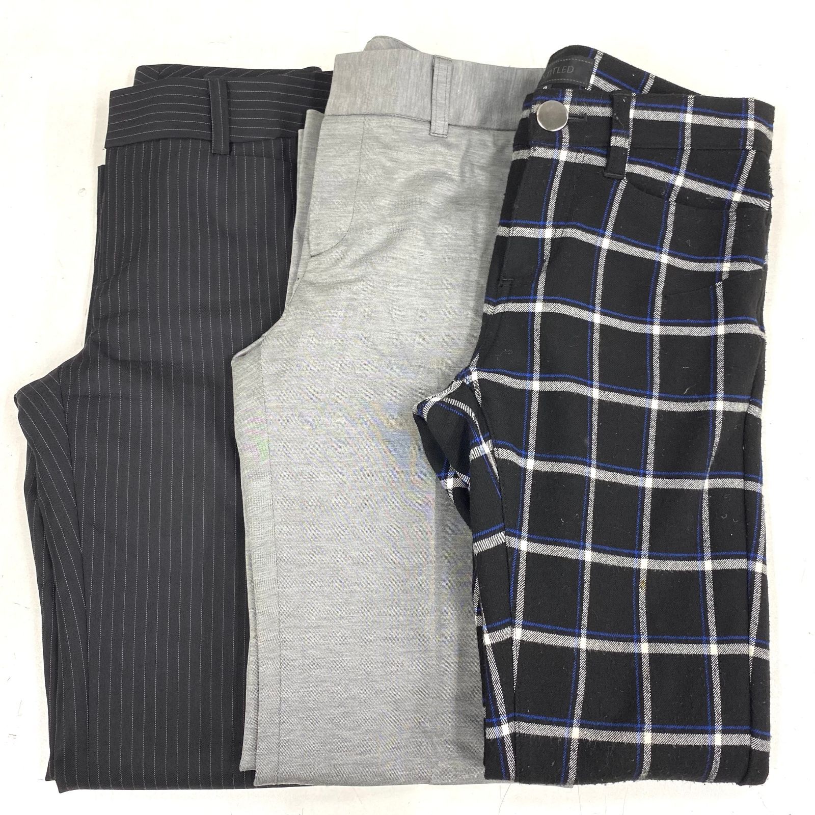 衣類まとめ売り3点セット】アンタイトル UNTITLED スラックス スキニー