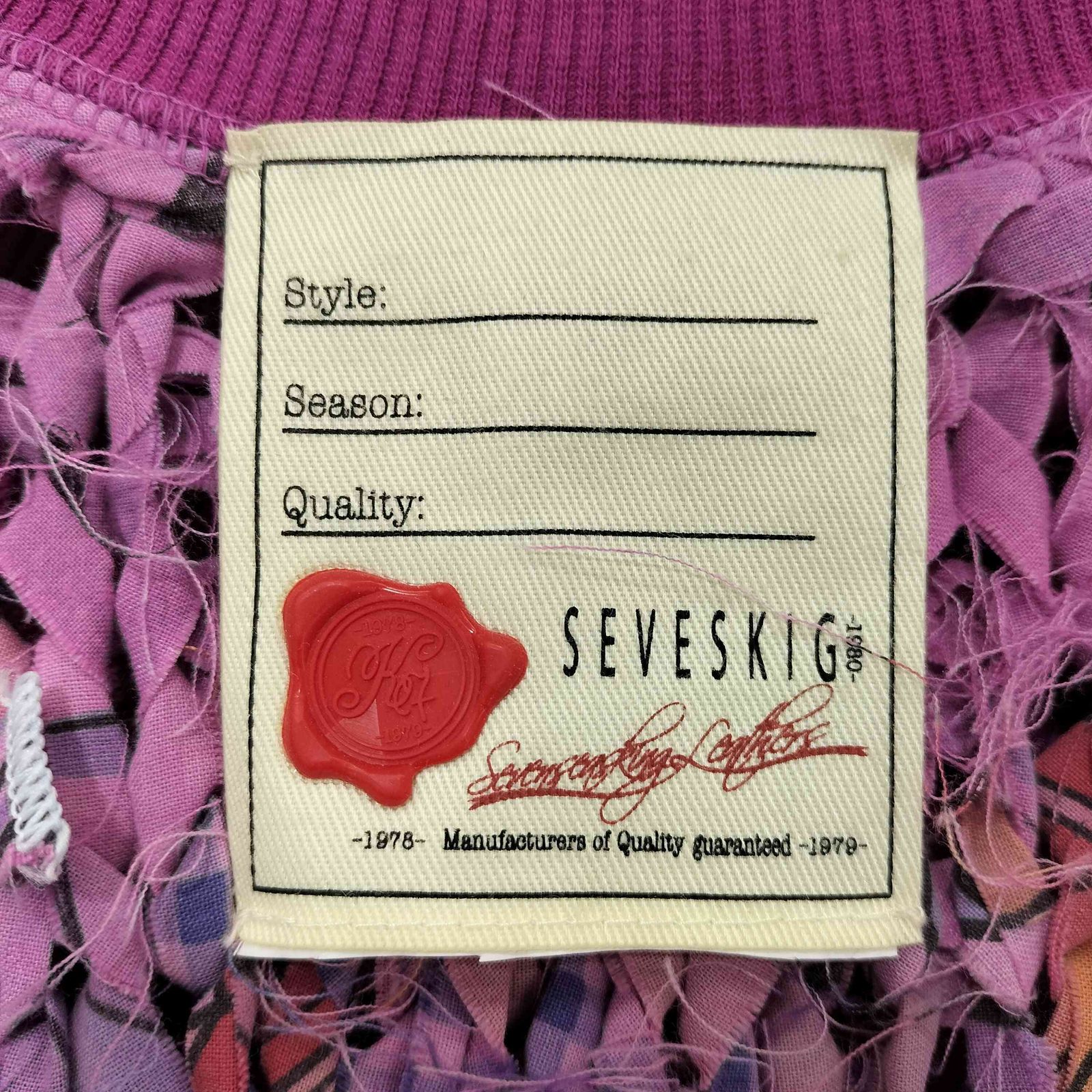 セヴシグ SEVESKIG Vintage S.W Shirt Ver.Crooked Love スウェット 